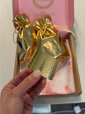 18K Gold Plated Cuff Bracelet- Lisi Lerch NWT